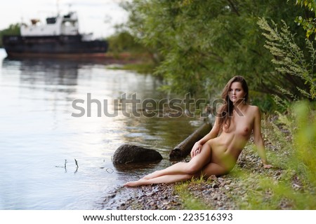 naked by the river German teen model com