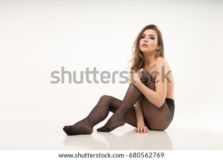 Excited too Naked in pantyhose are not Healthy! Naked in pantyhose