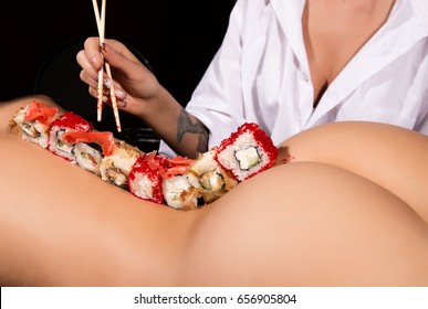 Image result for hot asian girl eating sushi