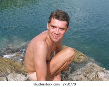 Beach Nudists Boy