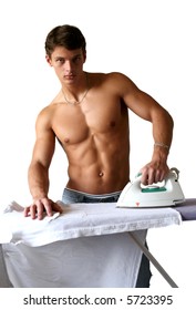 Naked man ironing board - Real Naked Girls
