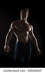 Naked Torso Male Bodybuilder Athlete Studio Stock Photo Shutterstock