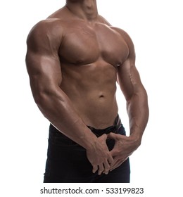 Naked Torso Male Bodybuilder Athlete Studio Stock Photo Shutterstock