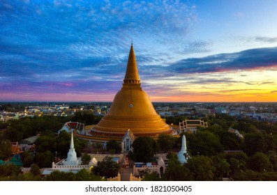 Wat Phra Pathom Chedi Images Stock Photos Vectors Shutterstock