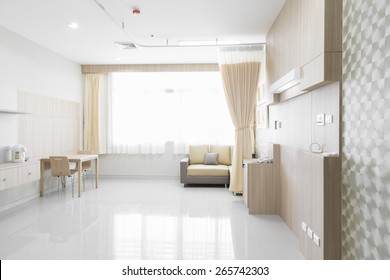 NAKHONRATCHASIMA, THAILAND - November 15, 2014: Interior Of New Empty In Hospital Room, November 15, 2014 In Nakhonratchasima, Thailand.