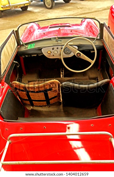 NAKHONTHATHOM-THAILAND-JANUARY 7 : A part of\
vintage car show in Jessada Technique Museum, The place of Learning\
and Recreation of vintage car, January 7, 2017, Nakhonphathom\
Province,\
Thailand