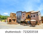 NAKORNRACHASRIMA, THAILAND - SEPTEMBER 10, 2016 - Palio Khao Yai is an Italian-themed shopping center. Located near Khao Yai National Park