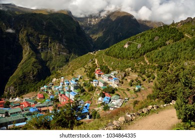 Namche Bazaar, Solukhumbu District, Sagarmatha Zone, Himalayas, Nepal, Asia