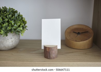 Name Card On The Table