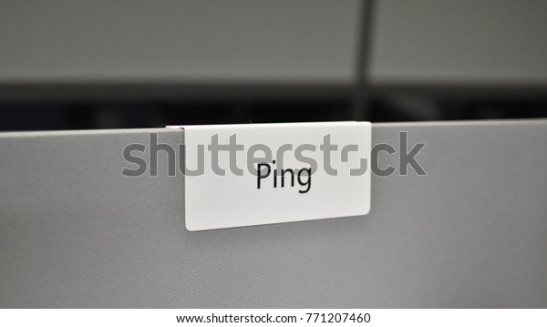 Name Tag On Desk Stock Photo Edit Now 771207460