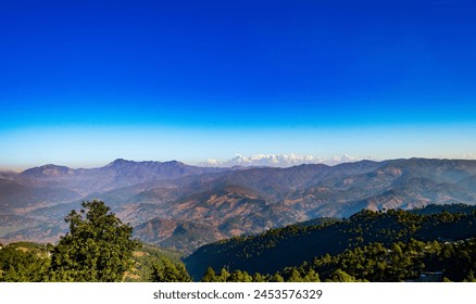 Nanda Devi mountain Range, Kausani, Uttarakhand, India