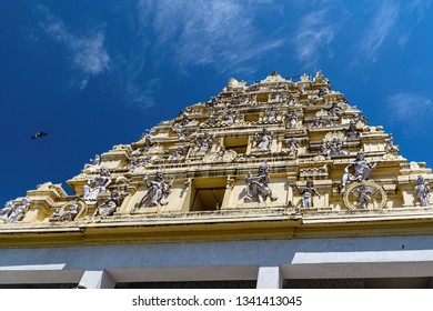 Nandi Temple, Dodda Basavana Gudi in Bangalore, India. - Shutterstock ID 1341413045
