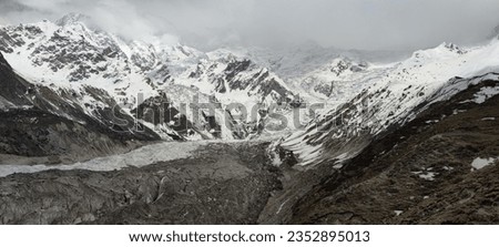 Similar – Blick auf die Ötztaler Berge vom Rettenbachgletscher