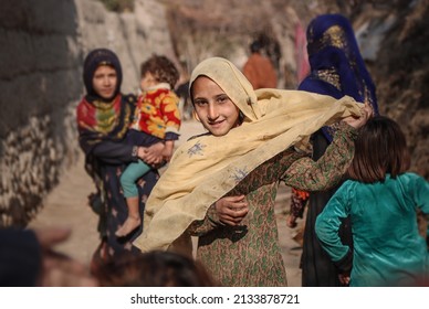 Nangarhar Afghanistan Afghan Happy Girl Stock Photo 2133878721 