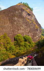 NANPING, FUJIAN/CHINA-FEB 27: Huxiao Rock Scenic Spot Of Mount Wuyi On Feb 27, 2017 In Nanping, Fujian, China.