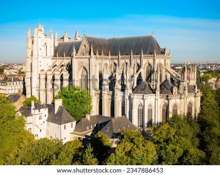 Nantes Cathedral or the Cathedral of St. Peter and St. Paul of Nantes in Nantes city, Pays de la Loire in France
