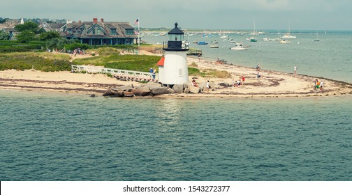 Nantucket Aerial View Of Lighthouse