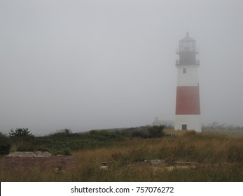 Nantucket Lighthouse In Fog