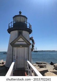 Nantucket Lighthouse On The Beach