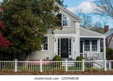 Nantucket, New England Style Wooden House
