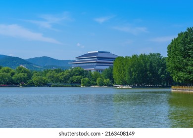 Nanyang Lake And Sky In Qingzhou, China