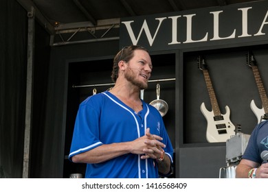 NAPA, CA - MAY 24, 2019: Graham Elliot, Ken Griffey Jr, Jake Peavy  In Concert At BottleRock Napa Valley In Napa, CA 