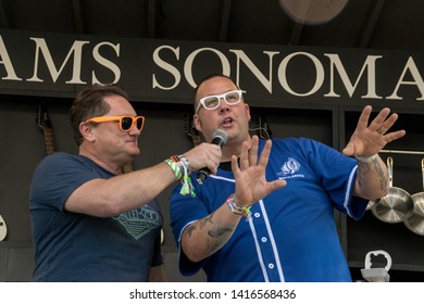 NAPA, CA - MAY 24, 2019: Graham Elliot, Ken Griffey Jr, Jake Peavy  In Concert At BottleRock Napa Valley In Napa, CA 