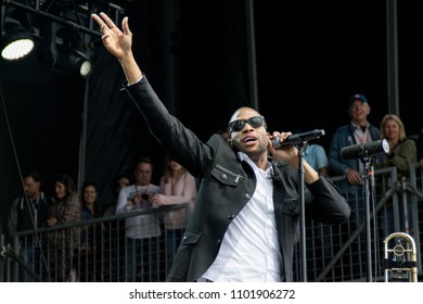 NAPA, CA - MAY 25, 2018: Trombone Shorty And Orleans Avenue In Concert At BottleRock Napa Valley In Napa, CA