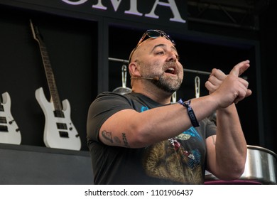 NAPA, CA - MAY 25, 2018: Duff Goldman And Shaun White At BottleRock Napa Valley In Napa, CA