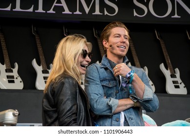 NAPA, CA - MAY 25, 2018: Duff Goldman And Shaun White At BottleRock Napa Valley In Napa, CA