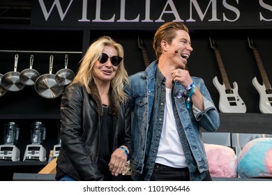 NAPA, CA - MAY 25, 2018: Duff Goldman And Shaun White At BottleRock Napa Valley In Napa, CA