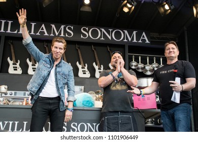 NAPA, CA - MAY 25, 2018: Duff Goldman And Shaun White At BottleRock Napa Valley In Napa, CA