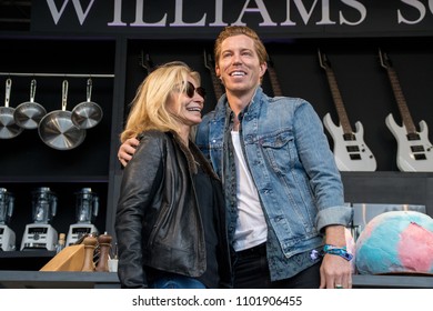 NAPA, CA - MAY 25, 2018: Duff Goldman And Shaun White At BottleRock Napa Valley In Napa, CA