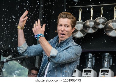 NAPA, CA - MAY 25, 2018: Duff Goldman And Shaun White At BottleRock Napa Valley In Napa, CA