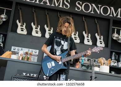 NAPA, CA - MAY 26, 2018: Graham Elliot, Tre Cool, And The Alive At BottleRock Napa Valley In Napa, CA 