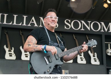 NAPA, CA - MAY 26, 2018: Graham Elliot, Tre Cool, And The Alive At BottleRock Napa Valley In Napa, CA 