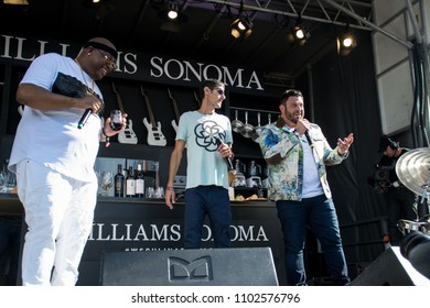 NAPA, CA - MAY 26, 2018: E-40, Adam Richman, And Mike D. At BottleRock Napa Valley In Napa, CA