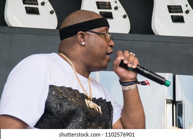 NAPA, CA - MAY 26, 2018: E-40, Adam Richman, And Mike D. At BottleRock Napa Valley In Napa, CA