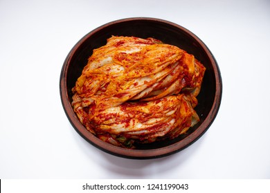 Napa cabbage kimchi, Korean traditional food.
