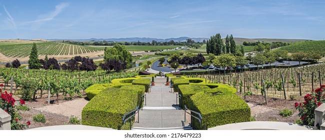 Napa, California USA May 13, 2022 The Domaine Carneros Winery.