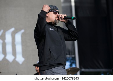 Napa, CA/USA: 5/25/19: B-Real Of Cypress Hill Performs At BottleRock. Cypress Hill Was The First Latino American Hip Hop Recording Group To Have Platinum And Multi-platinum Albums. 