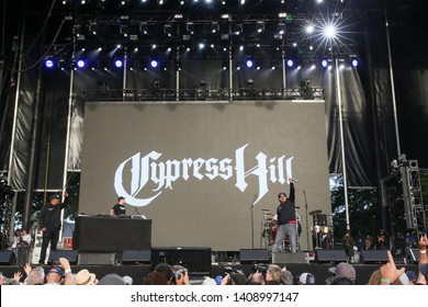 Napa, CA/USA: 5/25/19: B-Real And Sen Dog Of Cypress Hill Perform At BottleRock. Cypress Hill Was The First Latino American Hip Hop Recording Group To Have Platinum And Multi-platinum Albums. 