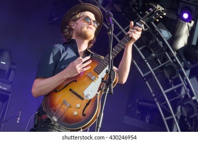 Napa, CA/USA - 5/28/16: Wesley Schultz Of The Lumineers Performs At BottleRock 2016 In Napa, Ca.  