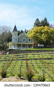 NAPA VALLEY, CA - MARCH 27:St. Clement Vineyards In Napa Valley On March 27, 2013. The St. Clement House Was Built In 1878. St. Clement Has Become A New Discovery Of  Knowledge And Exceptional Wines.