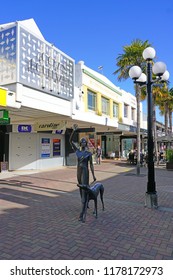 NAPIER, NEW ZEALAND -2 AUGUST 2018- Entirely Rebuilt After The Devastating 1931 Hawke's Bay Earthquake, Napier Is Considered The Art Deco Capital Of The World.