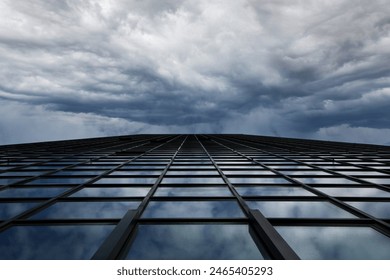 Naples cityscape with dramatic stormy sky - Powered by Shutterstock