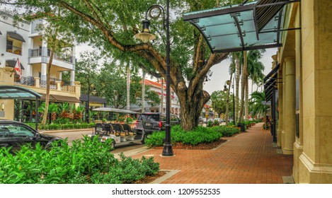 Naples Florida Downtown Business District 