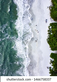 Naples Florida Old Pier Aerial View