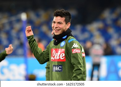 Naples Italy, January 18th, 2020: Football Serie A Match Between Napoli Vs Fiorentina At San Paolo Stadium.
In The Pic: Hirving Lozano Of NAPOLI