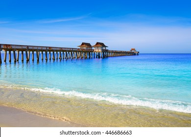 Neapel Pier und Strand in Florida USA Sonnentag